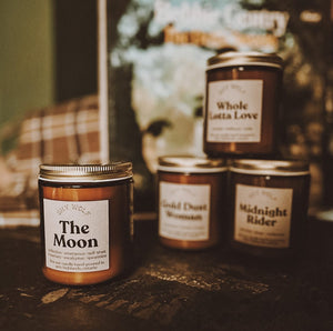 Shy Wolf Tarot Card Candles Shy Wolf Tarot Card Candles