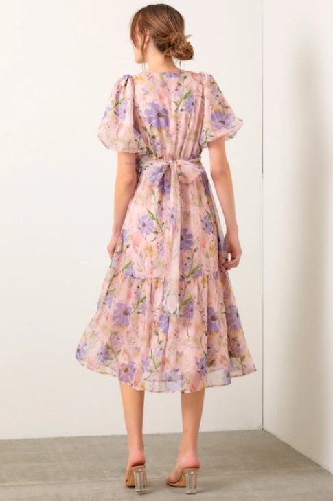 The Organza Puff Sleeve Dress Far Wide Kamloops