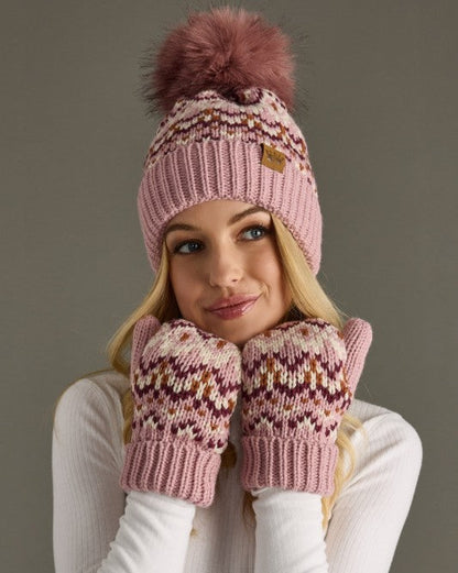 Mauve Vintage Inspired Knitwear