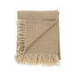 Kantha-Stitch Throw in Chambray
