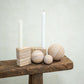 Cubic Sandstone Candle Holders