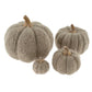 Grey Felt Pumpkins