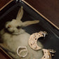 Hare Antique Inspired Enamel Tray