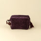 Rosette Velvet Vanity Pouch