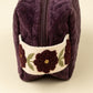 Rosette Velvet Vanity Pouch
