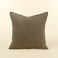 20 x 20 Sage Stripe Linen Pillow