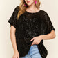 The Sequin Boxy Blouse