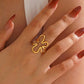 Abstract Flower Ring