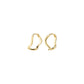 Alberte Wave Hoop Earrings