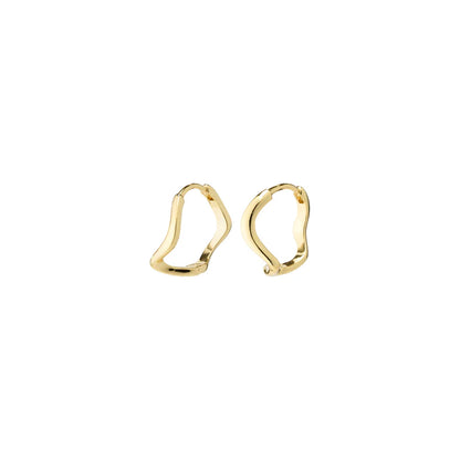 Alberte Wave Hoop Earrings