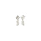 Ami Hammered Drop Earrings