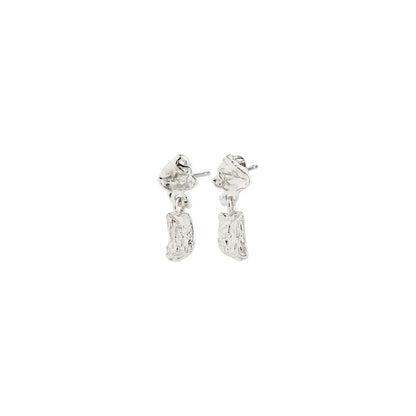 Ami Hammered Drop Earrings