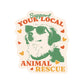 Support Your Animal Rescue Sticker