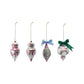 Hand Painted Vintage Style Glass Ornament