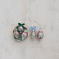 Hand Painted Vintage Style Glass Ornament
