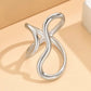 Silver Asymmetric Wrap Ring