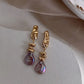 Natural Aurora Pearl Earrings