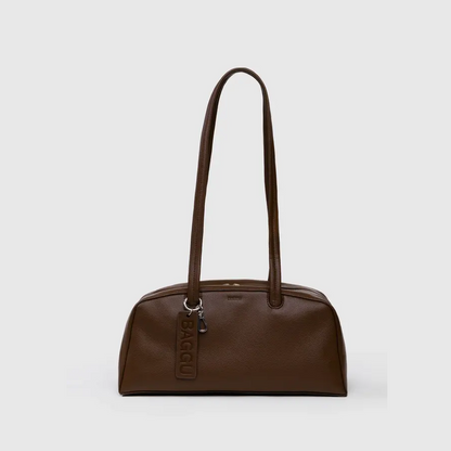 Baggu Recycled Leather Bowler Bag