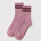 Baggu Ribbed Socks - Wild Plum Stripe