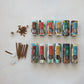 Natural Handmade Bamboo Incense w/ Marble Holder