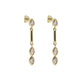 Bar Detail Drop Earrings