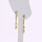 Bar Detail Drop Earrings