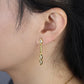 Bar Detail Drop Earrings