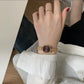 Billie Maroon Faced Wrist Watch