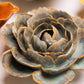 Ceramic Flower - Blue English Rose