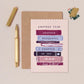 Bookish Birthday Card