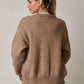 Mocha + Cream Tonal Cardigan