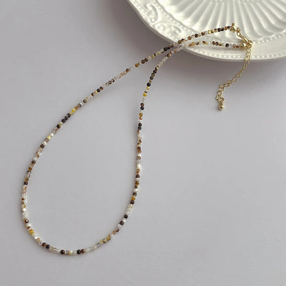 Sand Dune Micro Beaded Necklaces