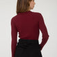 Long Sleeve Polo Shirt with Horse Embroidery
