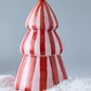 Cabana Striped Holiday Tree Candles
