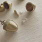 Cache Acorn Canister Pendant Necklace