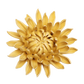 Ceramic Flower - Canary Yellow Mum