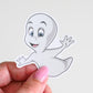 Friendly Ghost Sticker