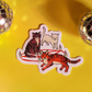 Funny Cat Group Sticker - Hollographic