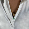 Celadon Pendant with Toggle Clasp