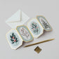 Botanical Christmas Mini Fold-Out Card