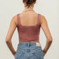 Reversible Cropped Tank