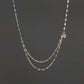 Crystal Ball Layered Necklace