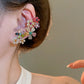 Technicolour Floral Climber Earrings