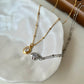 Asymmetric Crystal Pendant Necklace