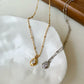 Asymmetric Crystal Pendant Necklace