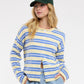 Buttercup and Blue Striped Sweater
