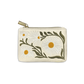 Daisy Embroidered Canvas Pouch