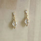 Diamond Framed Drop Earring