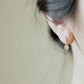 Diamond Framed Drop Earring