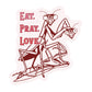 Eat Pray Love Sticker